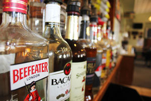 Liquor selection